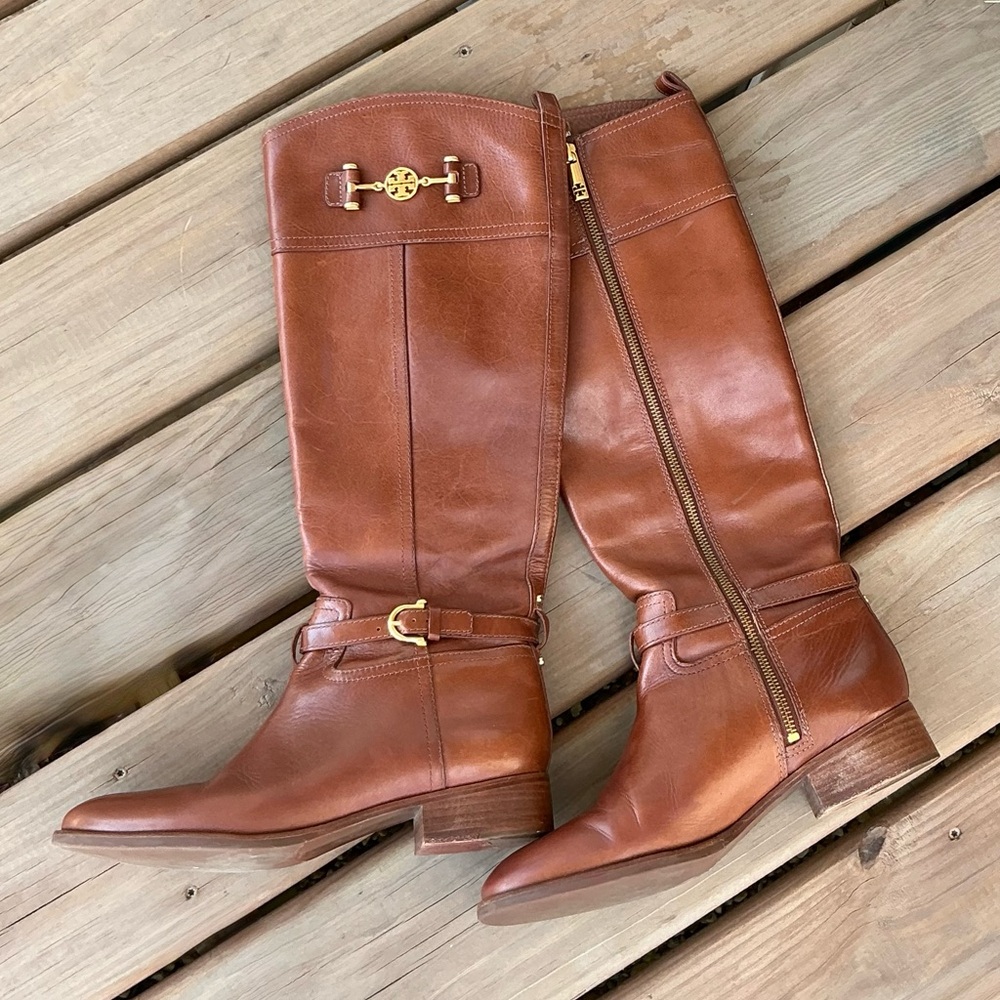 TORY BURCH leather boots 🔥🔥